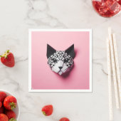 SERVIETTE EN PAPIER CATWOMAN (En situation)