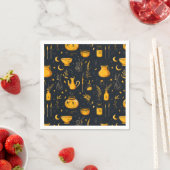 Serviette En Papier Cauldrons Et Potions Halloween (En situation)