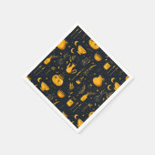 Serviette En Papier Cauldrons Et Potions Halloween (Coin)