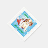 Serviette En Papier Cavalier de Noël (Coin)