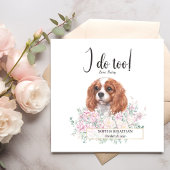 Serviette En Papier Cavalier King Charles Chien Mariage Cocktail Napki