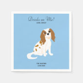 Serviette En Papier Cavalier King Charles Mariage Cocktail Napkins (Devant)