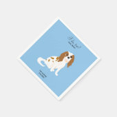 Serviette En Papier Cavalier King Charles Mariage Cocktail Napkins (Coin)