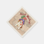 Serviette En Papier Cavalier Pirate (Coin)