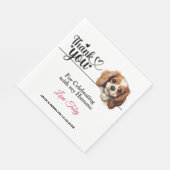 Serviette En Papier Cavalier roi Charles Mariage espagnol Merci (Coin)