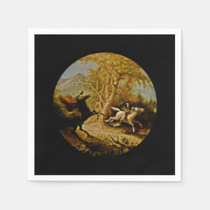 Serviette En Papier Cavalier sans tête de cavité somnolente