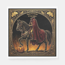 Serviette En Papier Cavalier sans tête Sleepy Hollow Gold Osez Entrer