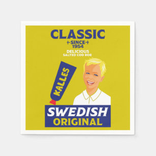 Serviette En Papier Caviar de poisson smörgåskaviar suédois