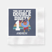 Serviette En Papier Ce garçon est maintenant Double chiffres Funny 10e (Devant)