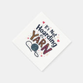 Serviette En Papier Ce n'est pas de l'accumulation si c'est le Knit ca (Coin)