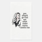 Serviette En Papier Ce que l'eau sent comme (Devant)