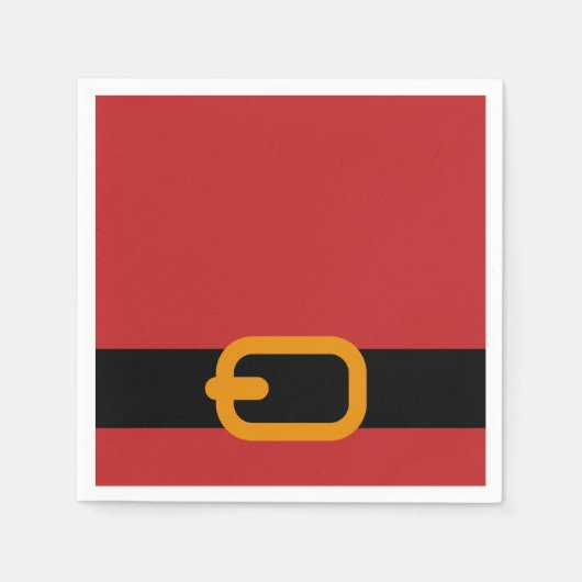 Serviette En Papier Ceinture père Noël (Devant)