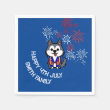 Celebrate Freedom - Chien en caricature - 4 juille