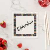 Serviette En Papier Célébration (En situation)
