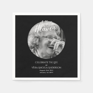 Serviette En Papier Célébration commémorative de la vie Cadeaux funéra
