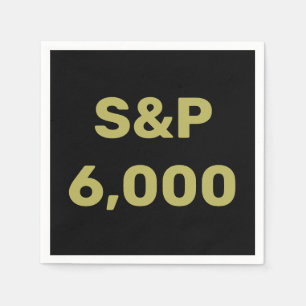 Serviette En Papier Célébration de l'indice de Stock de niveau S&P 6 0