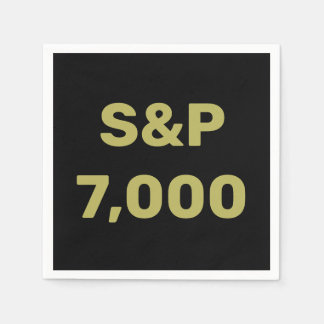 Serviette En Papier Célébration de l'indice de Stock de niveau S&P 7 0
