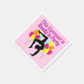 SERVIETTE EN PAPIER CÉLÉBRATION DU JOURNAL DU PARTI GYMNASTICS NAPKINS (Coin)