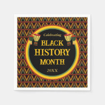 Célébration du Mois de l'histoire des Noirs Motif 