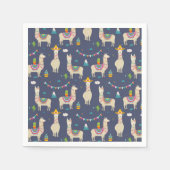 Serviette En Papier Célébration Llama Motif (Devant)