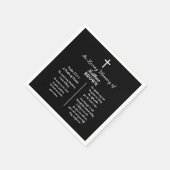 Serviette En Papier Celebration Of Life Bible Verse Funeral (Coin)