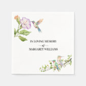 Serviette En Papier Celebration Of Life Hummingbirds Floral (Devant)