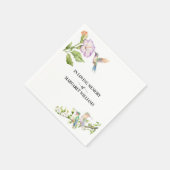 Serviette En Papier Celebration Of Life Hummingbirds Floral (Coin)