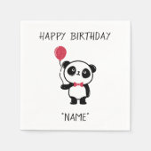 Serviette En Papier Célébration Panda Bear Papier Napkins (Devant)