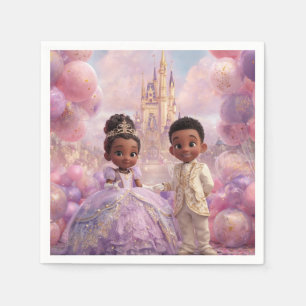 Serviette En Papier Célébration Royale de Petit Enfant