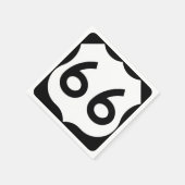 Serviette En Papier Célèbre Route 60 Six Papier Paniers (Coin)