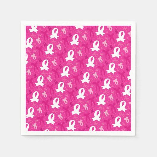 Serviette En Papier Célébrer l'événement rose (Devant)