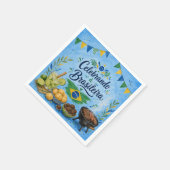 Serviette En Papier Célébrons le Brésil (Coin)