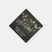 Serviette En Papier Célébrons les briques industrielles avec des lumiè (Coin)