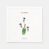 Serviette En Papier Célébrons Papier Napkin (Devant)