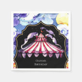Serviette En Papier Céleste Boho Circus Anniversaire (Devant)