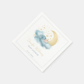 Serviette En Papier Céleste lune étoiles bébé garçon douche serviettes (Coin)