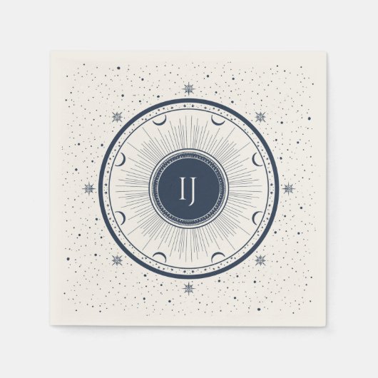 Serviette En Papier celestial (Devant)