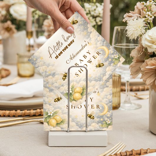 Serviette En Papier Celestial Honey Bee Baby Shower