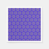 Serviette En Papier Cellules bleues (Devant)