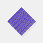 Serviette En Papier Cellules bleues (Coin)