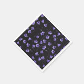 Serviette En Papier Cellules bleues de minuit, cloches, Bellflowers (Coin)