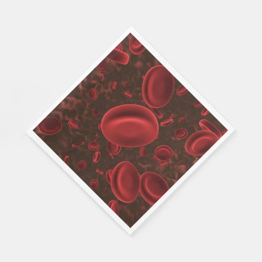 Serviette En Papier Cellules de sang rouges (Coin)