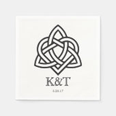 Serviette En Papier Celtic - Serviettes de cocktail personnalisées (Devant)