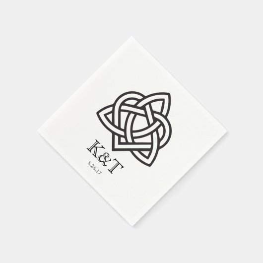 Serviette En Papier Celtic - Serviettes de cocktail personnalisées (Coin)