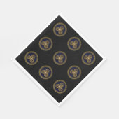 SERVIETTE EN PAPIER CELTIC SWIRLS CERCLE NAPKIN (Coin)