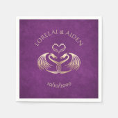 Serviette En Papier Celtic Viking Dragon Mariage (Devant)