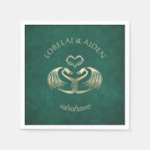 Serviette En Papier Celtic Viking Dragon Mariage (Devant)