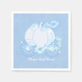 Serviette En Papier Cendrillon Carriage Storybook Princess Napkins (Devant)