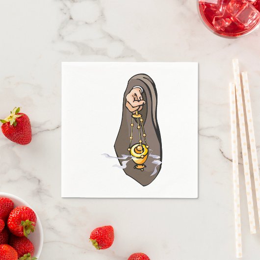 Serviette En Papier Censure catholique de l'encens culte