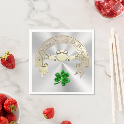 Serviette En Papier Cent Mille Salutations (En situation)